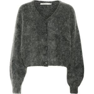 Gestuz - Gzdebbie Cardigan Noos - Vest - Grijs - Gebreid
