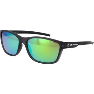 BMW - Zonnebril - Zwart - Sportief - Spiegelglazen - 100% UVA- en UVB-bescherming