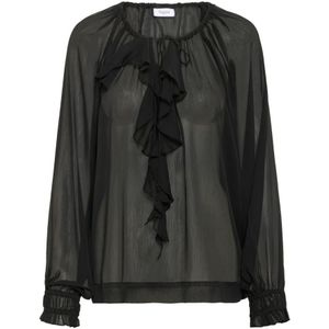 SAINT TROPEZ - Lazie - Blouse - Zwart
