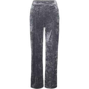 Patrizia Pepe, Dames, Broeken, Grijs, Maat: 2XS Polyamide,