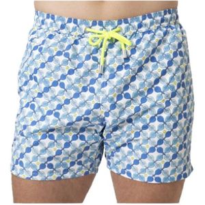 MC2 Saint Barth, Heren, Badkleding, Blauw, Maat: M Polyamide,