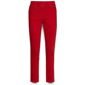 Elena Mirò, Dames, Broeken, Rood, Maat: 4XL