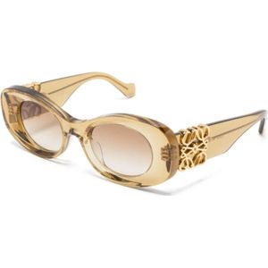 Loewe, Dames, Accessoires, Bruin, Maat: 49 MM Nylon,