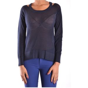 Michael Kors, Dames, Truien, Blauw, Maat: XS Acryl,