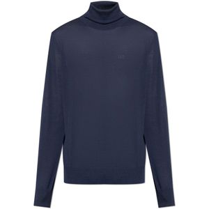 Dsquared2 - Wool Turtleneck - Coltrui - Blauw