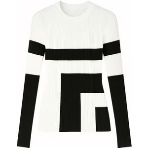 Patrizia Pepe, Dames, Truien, Wit, Maat: S