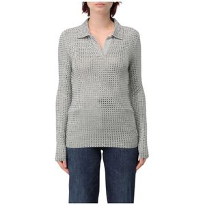 Pinko, Dames, Tops, Grijs, Maat: M