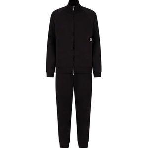Emporio Armani EA7 - Sportieve Trainingspak Set - Zwart - Katoen