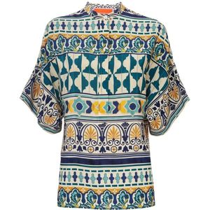 La DoubleJ, Dames, Blouses & Shirts, Veelkleurig, Maat: M