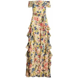 Ralph Lauren, Dames, Jurken, Veelkleurig, Maat: 2XS Poliester,