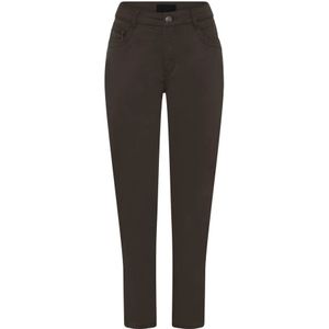 C.Ro, Dames, Broeken, Bruin, Maat: XS