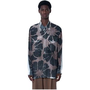 Dries Van Noten, Heren, Overhemden, Veelkleurig, Maat: L Zijde,
