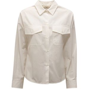 Max Mara, Dames, Blouses & Shirts, Wit, Maat: XS