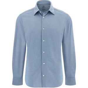 Boggi Milano, Heren, Overhemden, Blauw, Maat: XS Jersey,