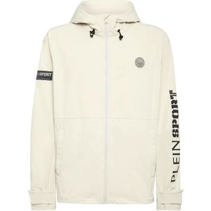 Plein Sport, Heren, Jassen, Grijs, Maat: XS Nylon,