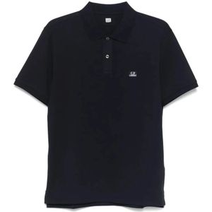 C.p. Company, Heren, Tops, Blauw, Maat: S Katoen,