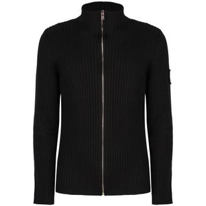 Prada, Heren, Truien, Zwart, Maat: L Wol,