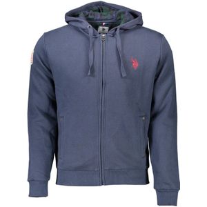 ZipUp - Hoodie - Blauw - Knitwear Style - Sweater