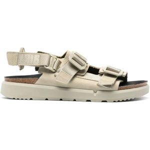 Birkenstock, Heren, Schoenen, Beige, Maat: 45 EU Leer,