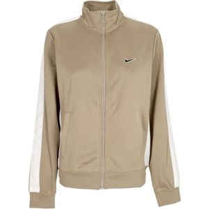 Nike, Dames, Jassen, Beige, Maat: L Zijde,