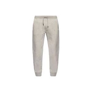 Woolrich Sweatpants met logo , Gray , Heren , Maat: XL