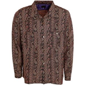 Needles, Heren, Overhemden, Bruin, Maat: L
