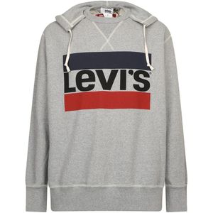 Levi's, Heren, Sweatshirts & Hoodies, Grijs, Maat: S Katoen,