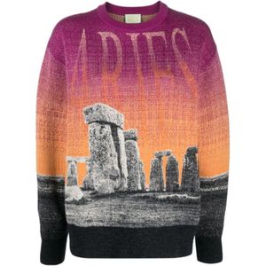 Aries, Heren, Truien, Veelkleurig, Maat: M