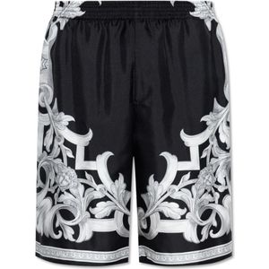 Versace, Heren, Korte broeken, Zwart, Maat: L Zijde,