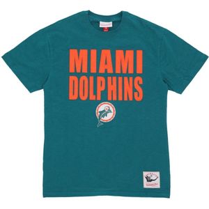 Mitchell & Ness, Heren, Tops, Groen, Maat: L Katoen,