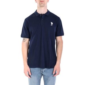 U.s. Polo Assn., Heren, Tops, Blauw, Maat: S Piqué,