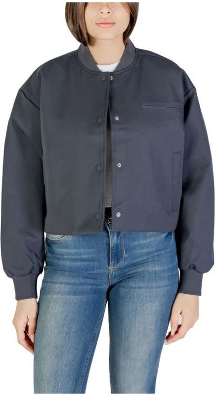 Calvin Klein Jeans - Korte Bomberjack - Grijs - Polyester