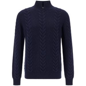 Boggi Milano, Heren, Truien, Blauw, Maat: S Nylon,