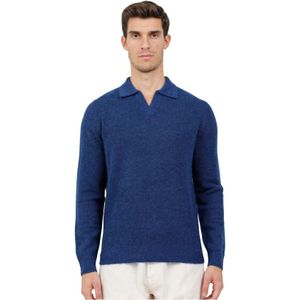 MC2 Saint Barth, Heren, Tops, Blauw, Maat: M Polyamide,