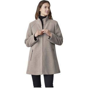 Junge, Dames, Mantels, Beige, Maat: XL Wol,