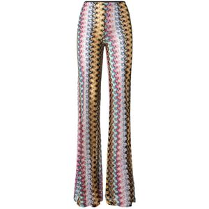 Missoni, Dames, Broeken, Veelkleurig, Maat: XS Viscose,