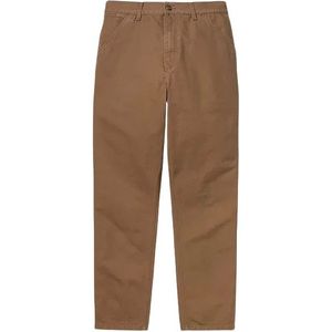 Carhartt Wip, Heren, Broeken, Bruin, Maat: W29 Katoen,