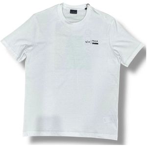 Paul & Shark, Heren, Tops, Wit, Maat: S Katoen,