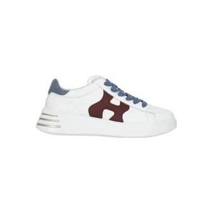 Hogan Witte Leren Sneakers voor Dames , White , Dames , Maat: 38 EU