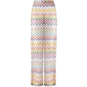 Missoni, Dames, Broeken, Veelkleurig, Maat: XS Viscose,