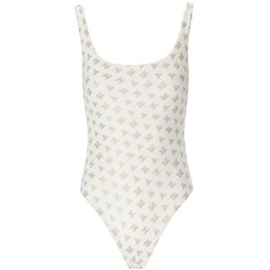 Max Mara, Dames, Badkleding, Wit, Maat: XS Jersey,