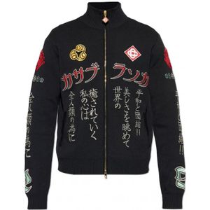 Casablanca, Heren, Sweatshirts & Hoodies, Zwart, Maat: S