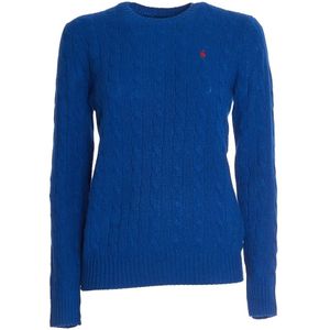 Polo Ralph Lauren, Dames, Truien, Blauw, Maat: M Wol,