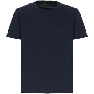 Dondup, Heren, Tops, Blauw, Maat: L Katoen,