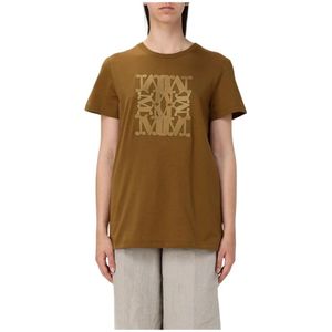 Max Mara, Dames, Tops, Groen, Maat: M Katoen,