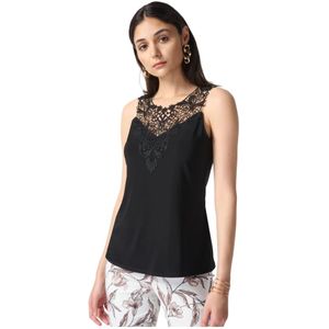 Joseph Ribkoff, Dames, Tops, Zwart, Maat: S