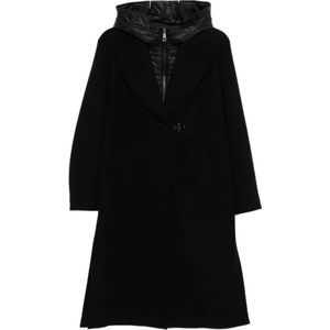 Fay, Dames, Mantels, Zwart, Maat: M Wol,