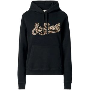 MC2 Saint Barth, Dames, Sweatshirts & Hoodies, Zwart, Maat: S