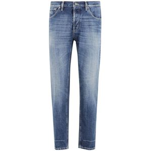 Dondup, Heren, Jeans, Blauw, Maat: W36 Katoen,