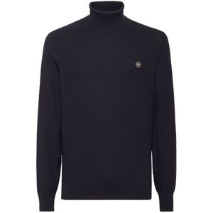 Philipp Plein, Heren, Truien, Blauw, Maat: M Zijde,